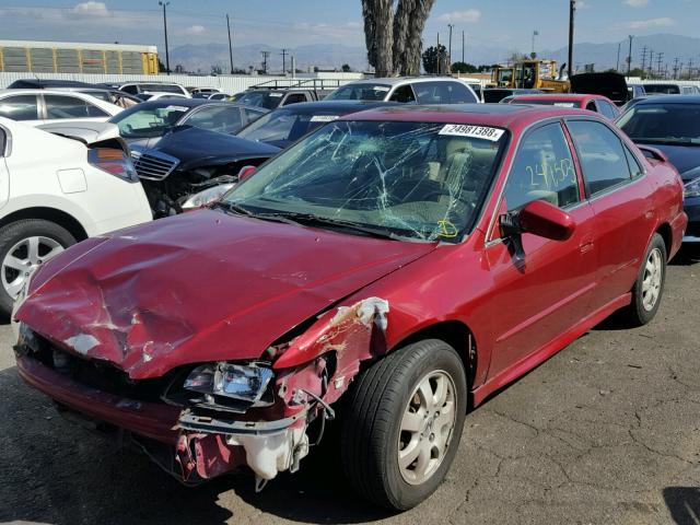 JHMCG66891C011781 - 2001 HONDA ACCORD EX RED photo 2