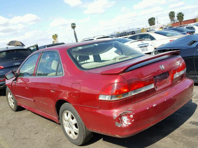 JHMCG66891C011781 - 2001 HONDA ACCORD EX RED photo 3