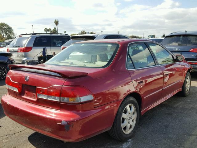 JHMCG66891C011781 - 2001 HONDA ACCORD EX RED photo 4