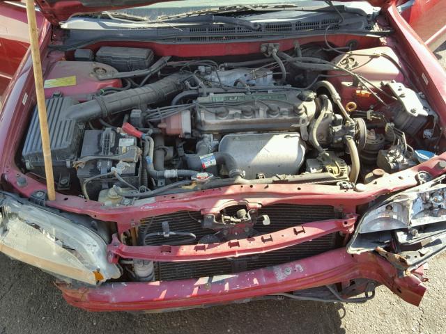 JHMCG66891C011781 - 2001 HONDA ACCORD EX RED photo 7