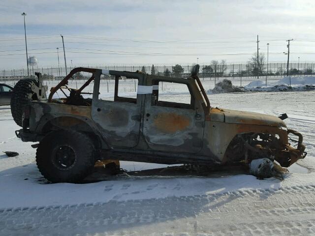 1J4GA69178L647851 - 2008 JEEP WRANGLER U GREEN photo 9