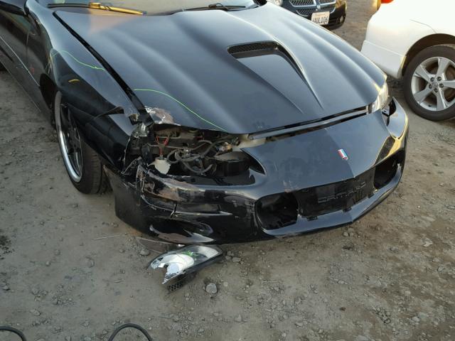 2G1FP22G412127659 - 2001 CHEVROLET CAMARO Z28 BLACK photo 9