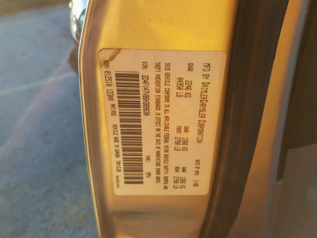 2D4FV47V86H389630 - 2006 DODGE MAGNUM SXT SILVER photo 10