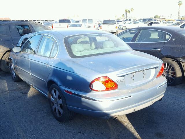 SAJEA51C14WE07714 - 2004 JAGUAR X-TYPE 3.0 BLUE photo 3