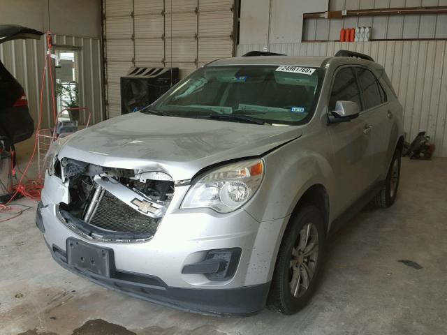 2GNALDEK3C1126950 - 2012 CHEVROLET EQUINOX LT SILVER photo 2