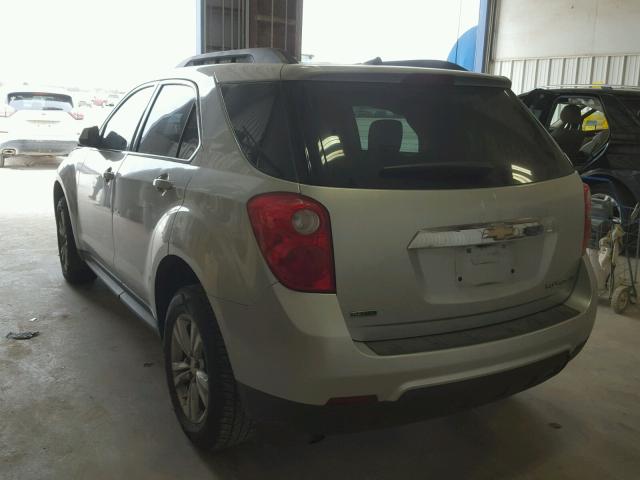 2GNALDEK3C1126950 - 2012 CHEVROLET EQUINOX LT SILVER photo 3