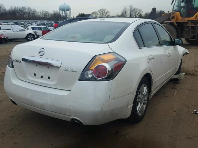 1N4AL2AP6AN514545 - 2010 NISSAN ALTIMA BAS WHITE photo 4