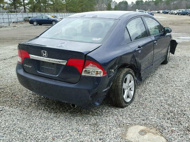 2HGFA1F62AH543356 - 2010 HONDA CIVIC BLUE photo 4