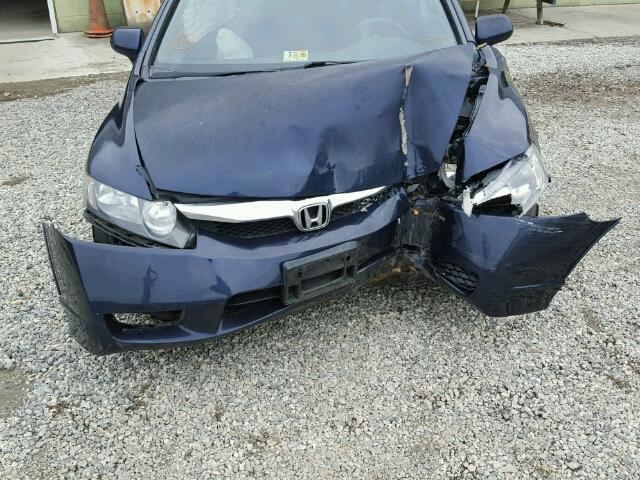 2HGFA1F62AH543356 - 2010 HONDA CIVIC BLUE photo 7