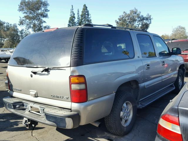 3GNEC16T61G154852 - 2001 CHEVROLET SUBURBAN C TAN photo 4