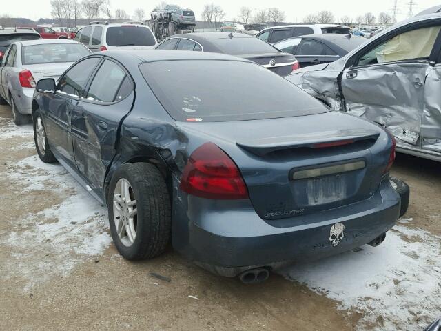 2G2WR554161298679 - 2006 PONTIAC GRAND PRIX BLUE photo 3