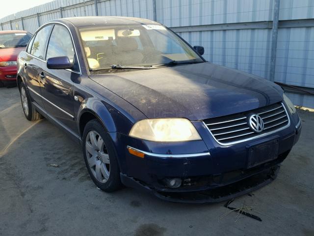 WVWRH63B82P248300 - 2002 VOLKSWAGEN PASSAT GLX BLUE photo 1