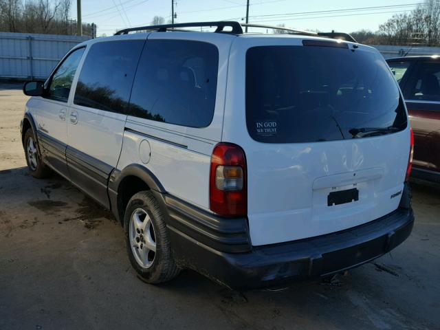 1GMDX03E42D133890 - 2002 PONTIAC MONTANA WHITE photo 3