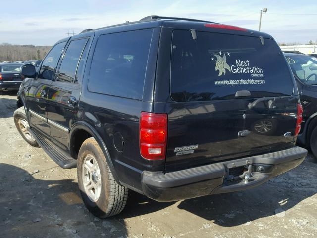 1FMRU15W11LB80714 - 2001 FORD EXPEDITION BLACK photo 3