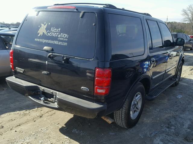 1FMRU15W11LB80714 - 2001 FORD EXPEDITION BLACK photo 4