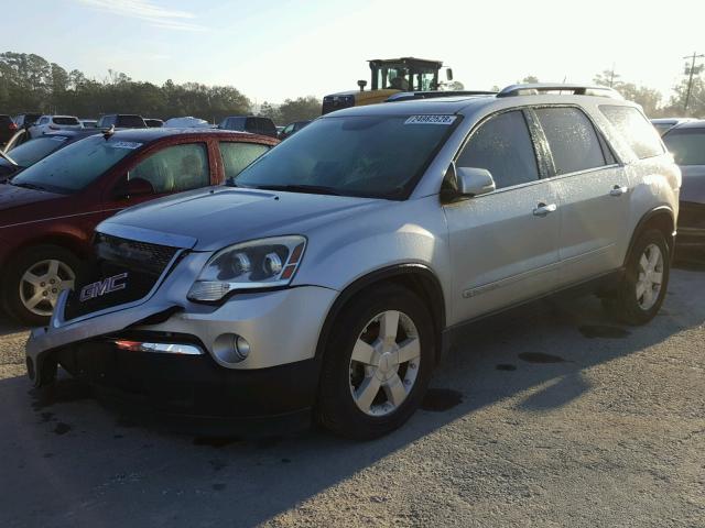 1GKER33788J123349 - 2008 GMC ACADIA SLT SILVER photo 2