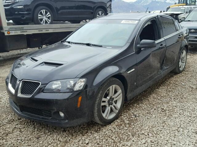 6G2ER57718L134027 - 2008 PONTIAC G8 BLACK photo 2