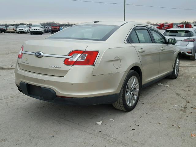 1FAHP2FW4BG107297 - 2011 FORD TAURUS LIM GOLD photo 4