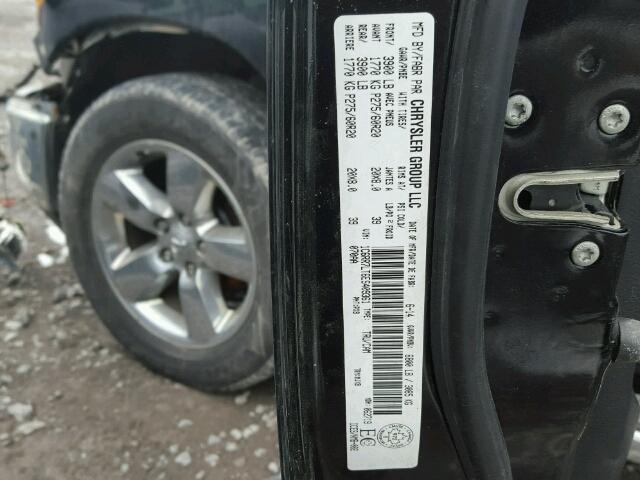 1C6RR7LT6ES409361 - 2014 RAM 1500 SLT BLACK photo 10