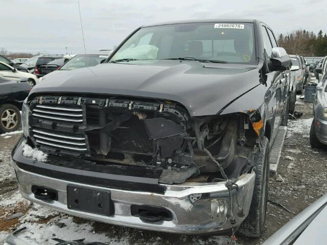 1C6RR7LT6ES409361 - 2014 RAM 1500 SLT BLACK photo 2