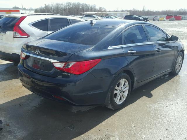 5NPEB4AC8CH377697 - 2012 HYUNDAI SONATA GLS BLUE photo 4