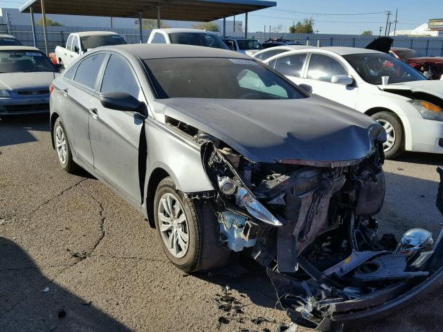 5NPEB4AC5DH558757 - 2013 HYUNDAI SONATA GLS SILVER photo 1