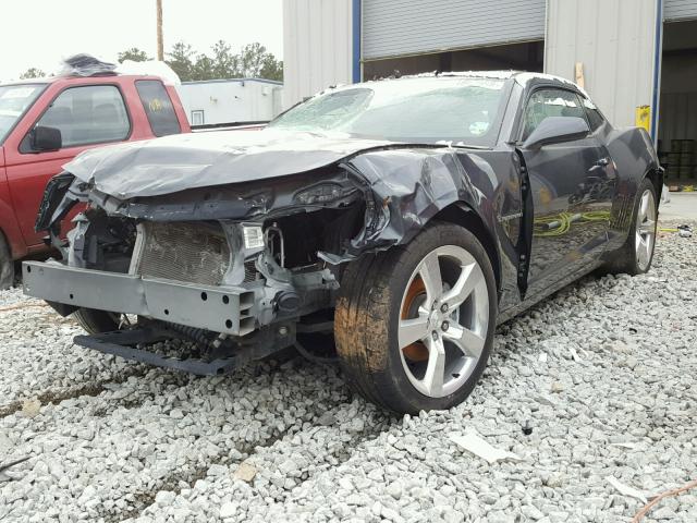 2G1FG1ED9B9159429 - 2011 CHEVROLET CAMARO LT GRAY photo 2