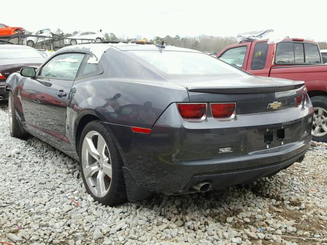 2G1FG1ED9B9159429 - 2011 CHEVROLET CAMARO LT GRAY photo 3