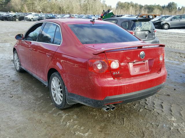 3VWXJ71KX6M636691 - 2006 VOLKSWAGEN JETTA GLI RED photo 3