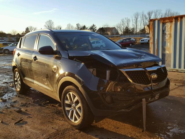 KNDPBCAC0G7873901 - 2016 KIA SPORTAGE L BLACK photo 1