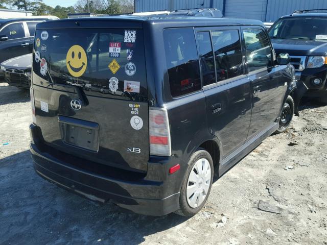 JTLKT324464097758 - 2006 SCION XB BLACK photo 4