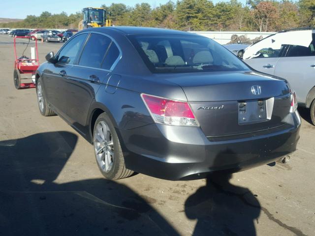 1HGCP26709A080272 - 2009 HONDA ACCORD EX GRAY photo 3