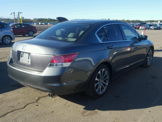 1HGCP26709A080272 - 2009 HONDA ACCORD EX GRAY photo 4