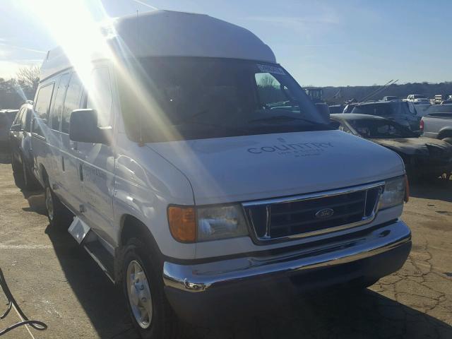 1FDSS34L85HB16320 - 2005 FORD ECONOLINE WHITE photo 1