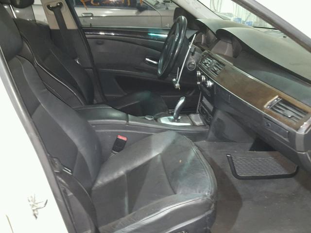 WBANW13588CZ74835 - 2008 BMW 535 I WHITE photo 5