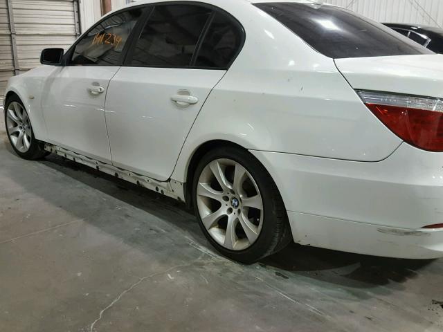 WBANW13588CZ74835 - 2008 BMW 535 I WHITE photo 9