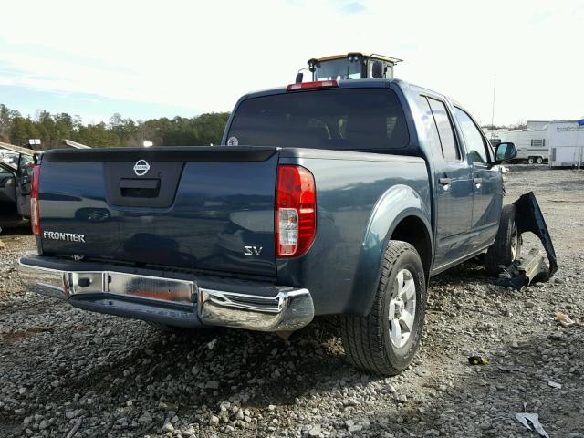 1N6AD0ER1DN760993 - 2013 NISSAN FRONTIER S BLUE photo 4