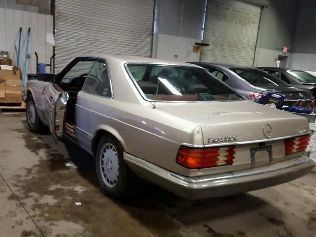 WDBCA45E0KA479358 - 1989 MERCEDES-BENZ 560 SEC GRAY photo 3