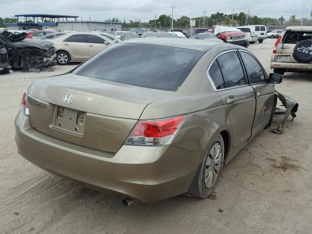 1HGCP2F33AA160019 - 2010 HONDA ACCORD LX GOLD photo 4