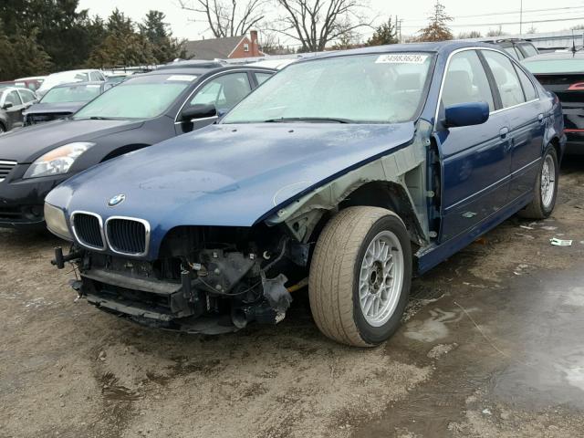 WBADT434X1GX21639 - 2001 BMW 525 I AUTO BLUE photo 2