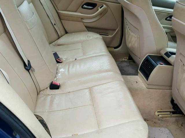 WBADT434X1GX21639 - 2001 BMW 525 I AUTO BLUE photo 6