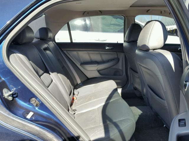 1HGCM56844A026260 - 2004 HONDA ACCORD EX BLUE photo 6