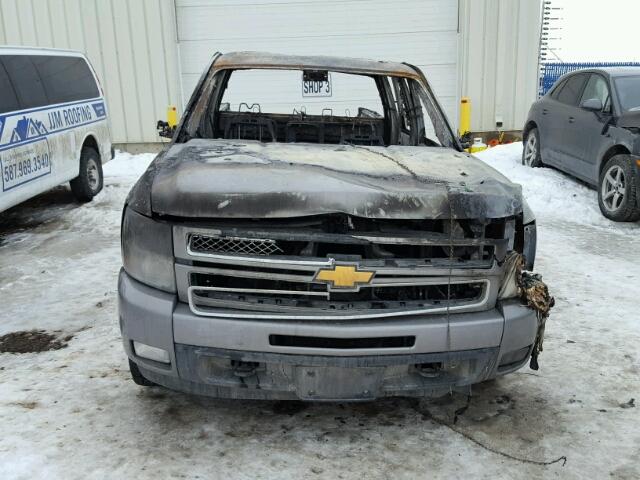 3GCPKTE78DG136426 - 2013 CHEVROLET SILVERADO GRAY photo 10