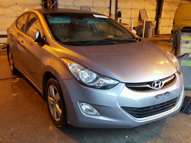 KMHDH4AE2DU941343 - 2013 HYUNDAI ELANTRA GL SILVER photo 1