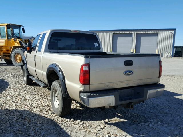 1FTSX21R08EA87460 - 2008 FORD F250 SUPER BEIGE photo 3