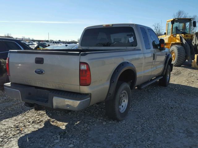 1FTSX21R08EA87460 - 2008 FORD F250 SUPER BEIGE photo 4