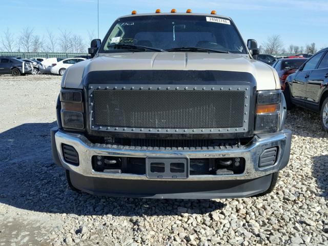 1FTSX21R08EA87460 - 2008 FORD F250 SUPER BEIGE photo 9