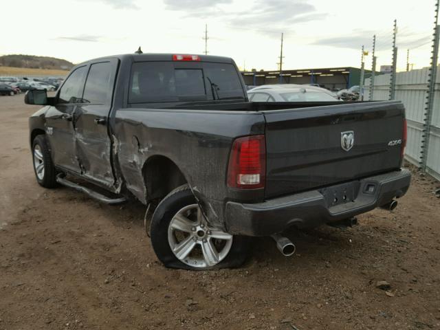 1C6RR7UT5FS685370 - 2015 RAM 1500 SPORT BLACK photo 3