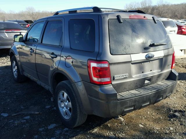 1FMCU0E74CKA14625 - 2012 FORD ESCAPE LIM GRAY photo 3