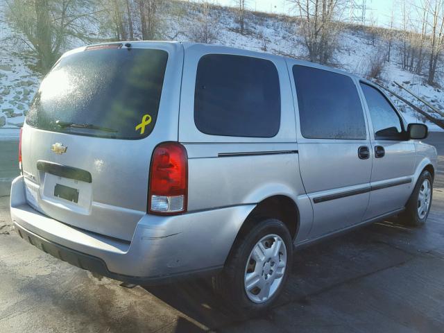 1GNDV23L36D134868 - 2006 CHEVROLET UPLANDER L SILVER photo 4